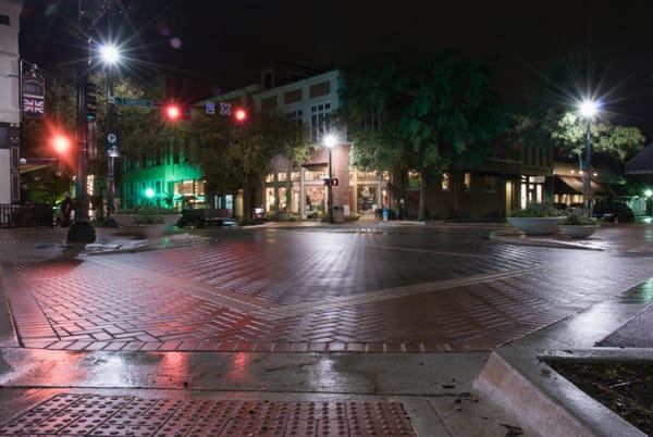 Rain on the Square